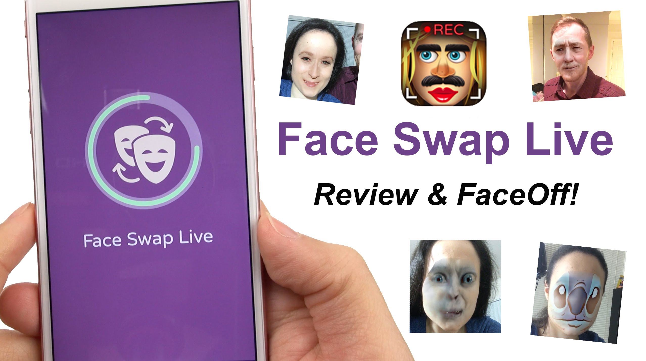 Face Swap Live App Review & FACE OFF!