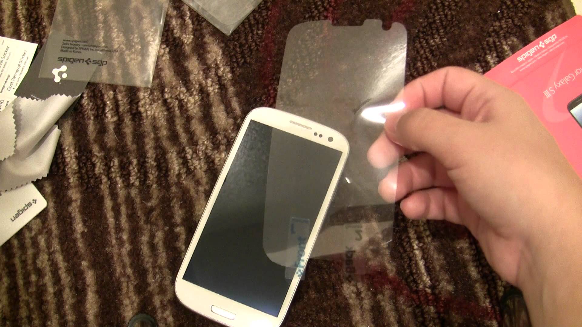 *Galaxy S3* Spigen SGP – Ultra Nano Clear Screen Protector Review