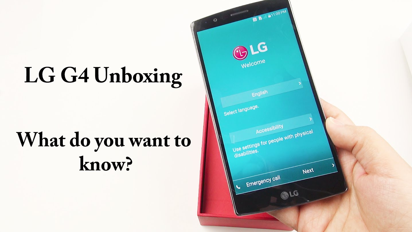 LG G4 Unboxing: Questions Anyone?