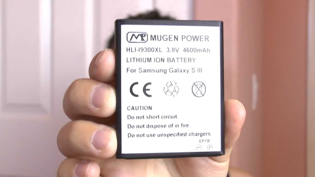*MUGEN POWER* – Galaxy S3 4600mah Extended Battery