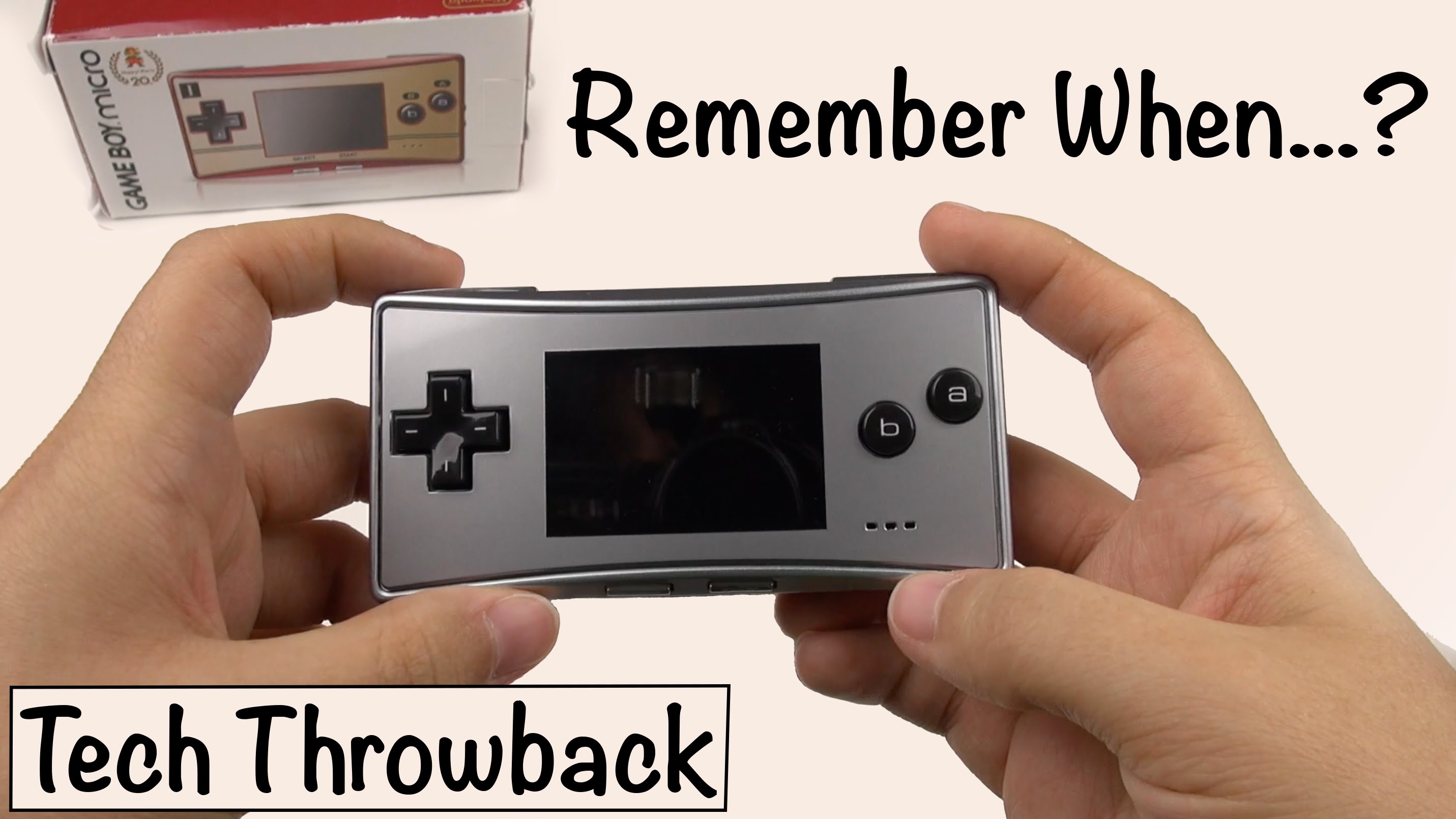 “Tech Throwback”: Gameboy Micro (Episode 1)