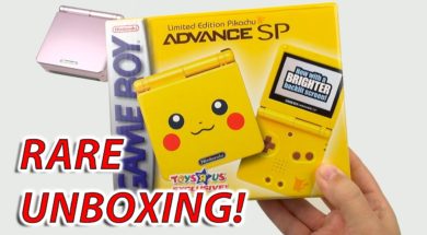 STUPIDLY RARE Unboxing: Pikachu Gameboy Advance SP